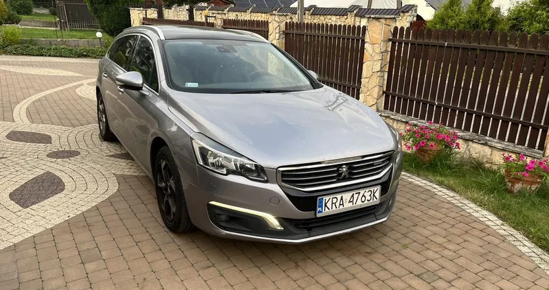 peugeot 508 Peugeot 508 cena 52900 przebieg: 145000, rok produkcji 2016 z Kraków